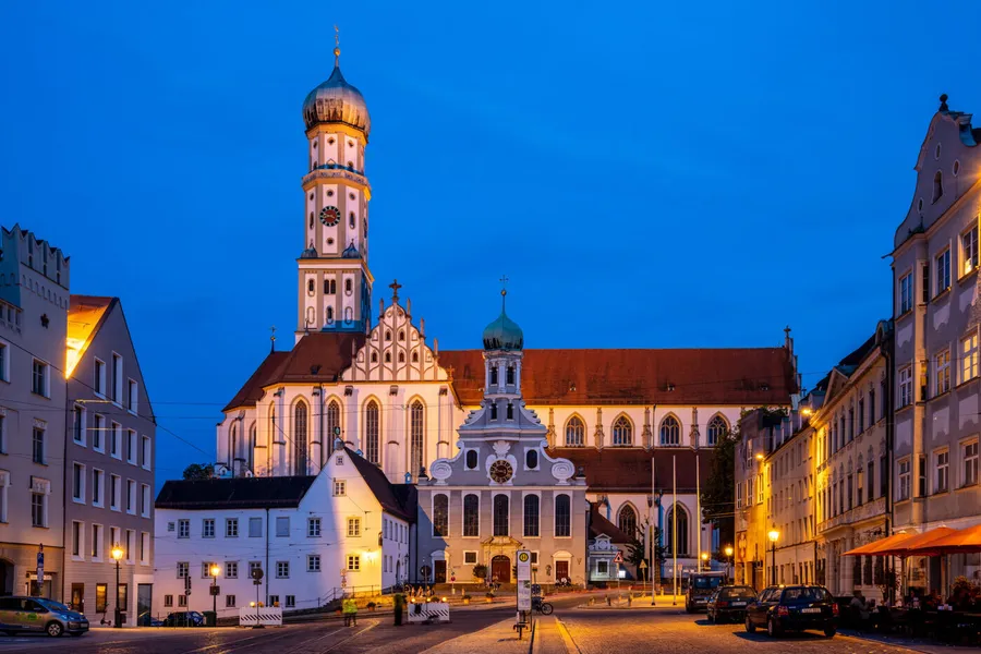 Augsburg bei Abendlicht