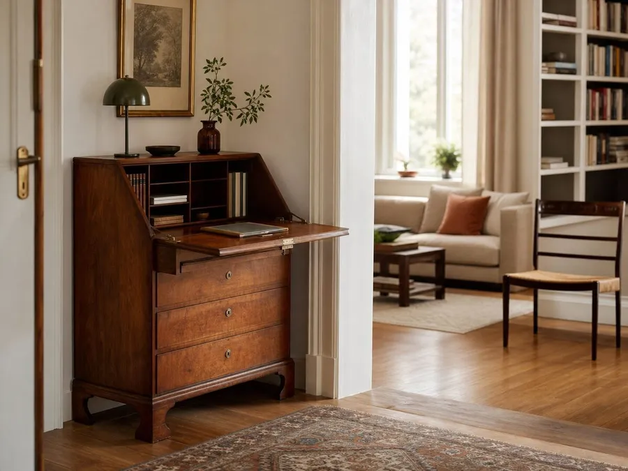 Sekretär im Übergang Flur/Wohnzimmer