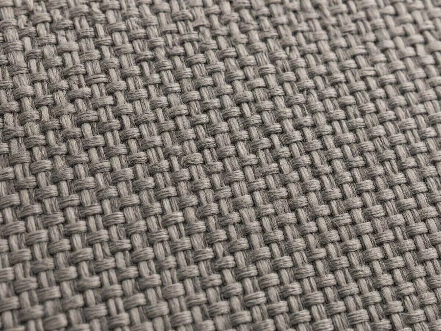 Closeup eines hochwertigen Webbezugs