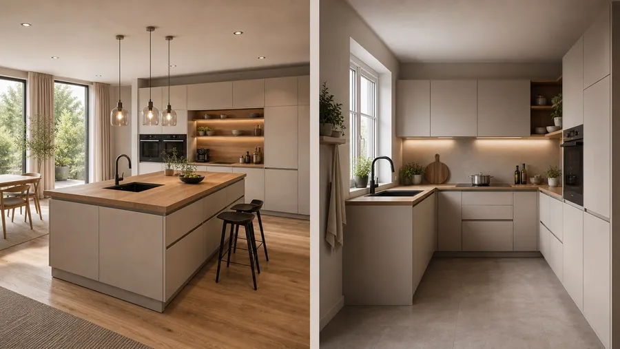 Wohnkueche mit Kochinsel - wann sie sich lohnt und wann nicht