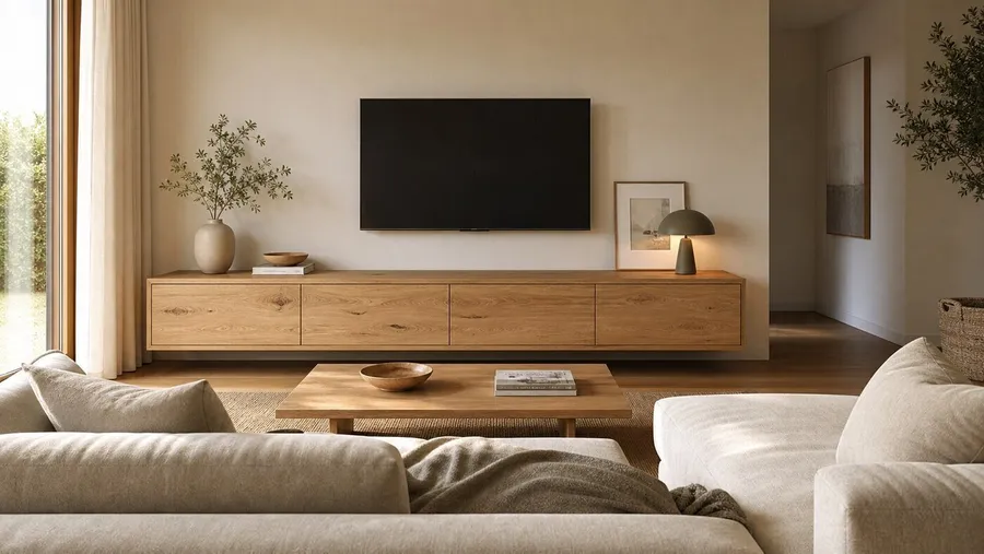 sideboard-wohnzimmer-hero-massivholz-eiche-vor-sofalandschaft